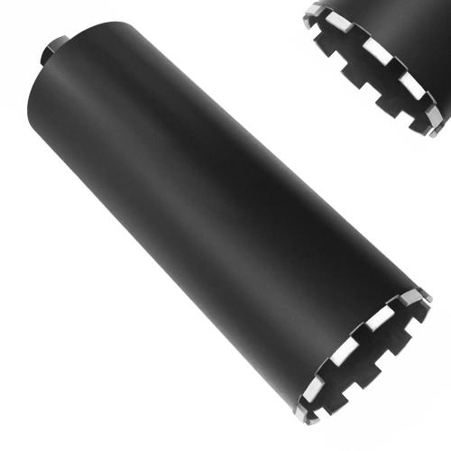 6 Diamond Concrete Core Drill Bit, 1-1/4-7 Thread Laser Welded Core Bit, 17-3/4 Drilling Depth High-Performance Core Drill Bit for Concrete, Stone, Brick, Floors and Masonry Wall