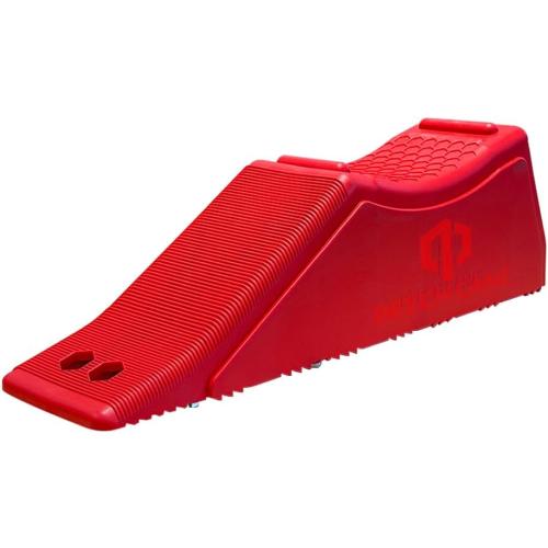 Beech Lane Tandem Trailer Ramp Provides 5.5 of Tire Lift, Makes Changing Dual Axle Trailer Tires A Breeze, 15,000LB Rating, Essential RV Safety Tool, Engineered for Extra Traction