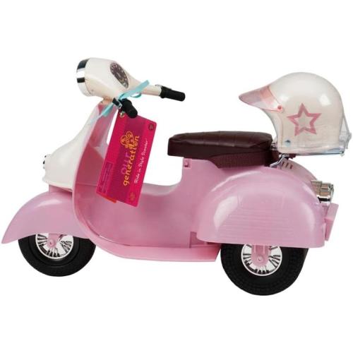 Our Generation Pink Ivory Scooter for 18 Doll (missing 1 wheel)