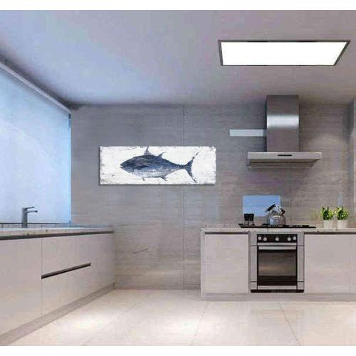 Yihui Arts Decor Abstract Fish Sealife Canvas Wall Art Prints Gallery Wrapped Ready to Hang for Coastal Bedroom Livingroom Office Wall Decoration