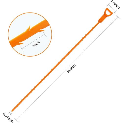 Drain Clog Remover,  Flexible Long Pipe Snake Hair Clogs Catcher Cleaner Tool for Toilet, Kitchen Sink, Bathroom Tub, Sewer Drain
