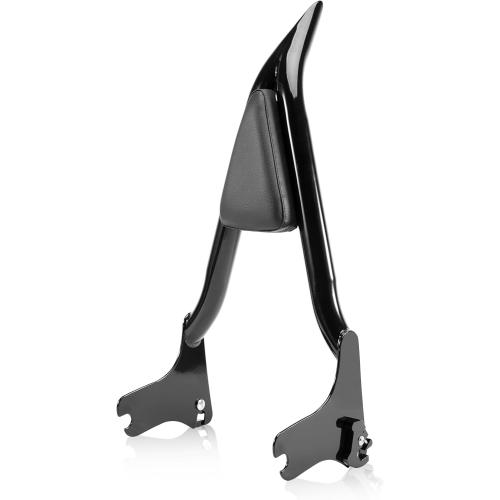 25 Tall Sissy Bar compatible with Harley Davidson Touring CVO/Road King,Street Road Electra Glide, One piece Motorcycle Quick Release Detachable Pointed Sissy Bar 1997-2008