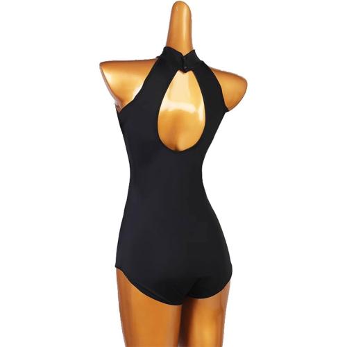 Latin Performance Bodysuit Top Salsa Ballroom Practice Slim Fit Dress for Ladies Tango Cha Cha Leotard Clothing XL