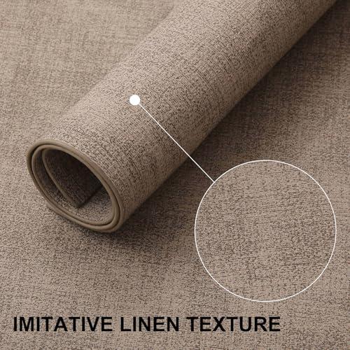 homing Faux Leather Heat Resistant Placemats 4 Packs, Waterproof Wipeable Dining PU Place Mats for Indoor & Outdoor, Easy to Clean, Camel