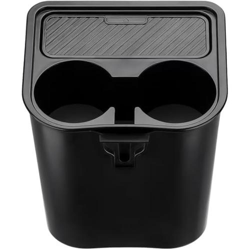 Cup Holder Trash Can for Ford Maverick Accessories - 2022-2025 Multi-Function Garbage Cans with Extra Rear Storage Box & Easy Removal, Perfect Accessories for a Maverick!