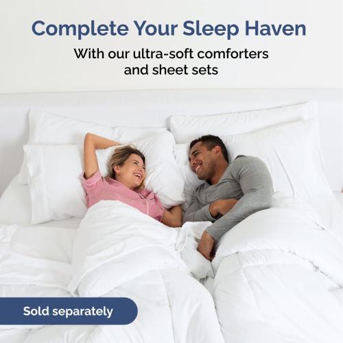 Size King Color White Wrap Around Dust Ruffle Bed Skirt - White - for King Size Beds with 15 Inch Drop - Easy Fit Elastic Strap - Adjustable Pleated Bedskirt w/Brushed Fabric - Wrinkle Free - for Women, Men, Kids & Teens