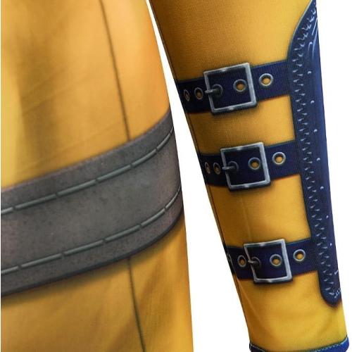 Size M.....Jean Grey Summers Costume 2Pcs Bodysuit and Mask Superhero Phoenix Cosplay Jumpsuit Halloween Outfit for Adult