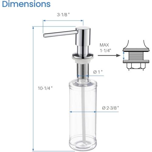 Kraus Soap and Lotion Dispenser KSD -41)
