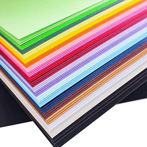60 Sheets Colored Linen Textured Cardstock Paper 12x12 Inch, 85 lb, 20 Colors Heavyweight Multi Colored Card Stock Paper, Solid Core Double Sided Cardstock for Card Making Craft&Scrapbooking