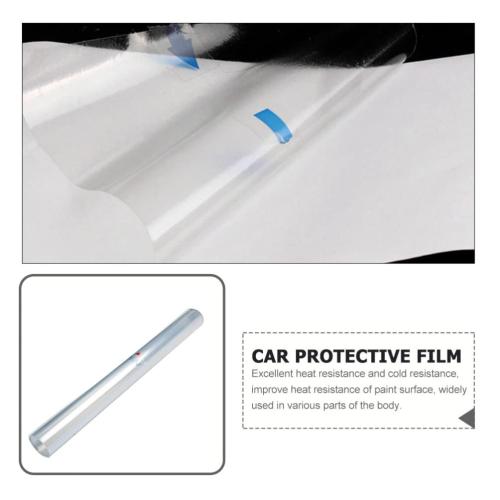 ibasenice Car Paint Protection Film: Car Film Vehicle Clear Bumper Film Sticker Auto Anti- Scratch Film, Length: 118. 1, Transparent