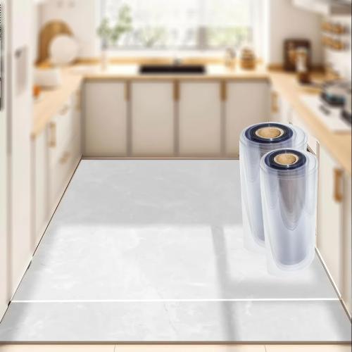 PVC Chair Mat for Hardwood Floor, Computer Desk Chair Floor Protector Mat, Wood/Tile Floor Protection Mat for Office Home,Clear 2.3mm,90x130cm