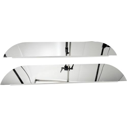 Pair 5 Chopped Window Trim Stainless Steel Compatible with 2005  Peterbilt Cab 379 386 389 Truck, Driver and Passenger Side