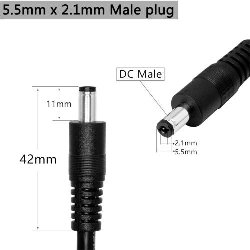 24V AC DC Power Adapter Charger Compatible with Sun BQ5T 120W UV LED Nail Lamp Nail Dryer Replacment Power Supply Adapter