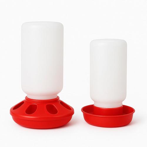 Baby Chick Feeder and Waterer Set, 1 Quart Poultry Starter Kit