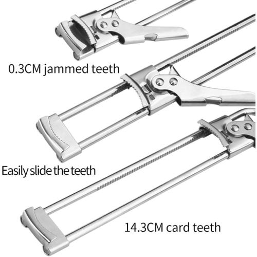 Jar Opener for Weak Hands, Adjustable Stainless Steel Can Opener, Jar Gripper Tight Lid Opener, Kitchen Gadgets, Easy Jar Opener for the Elderly and Children (A)