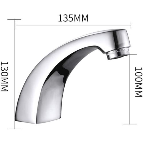 Hot and Cold Models Foot Switch Thicken Floor-Standing Installation Faucet Pedal Faucet Taps Foot Valve Switch, for Bathroom Wash Basins in Hospitals, Public Places Faucet/1 Set Full Moon