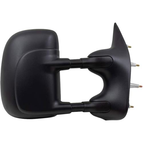 2pcs PartsFlow Manual Tow Telescopic Side Mirrors For 2002-2016 Ford E-350 Super Duty/E-150/E-250/Econoline Van/Econoline/E-150 Club Wagon/E-350 Club Wagon