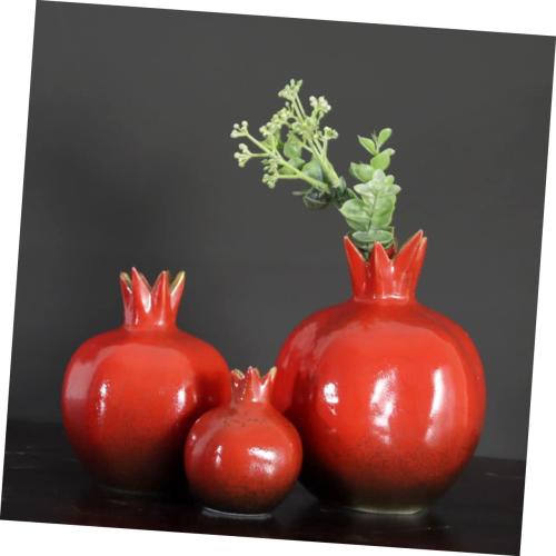 Desktop Pomegranate Flower Vase Elegant Dried Flower Container for Home Decor Unique Ornament for Events and Everyday Use for Bouquets and Table Centerpieces