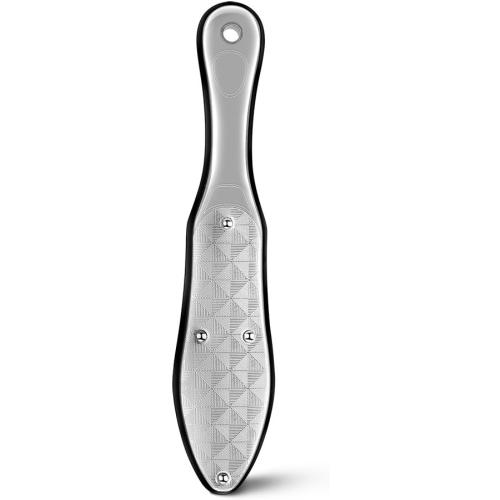 BEZOX Professional Foot File Callus Remover, Double Sided Pedicure Rasp for Cracked Heel and Dead Foot Skin - Heavy Duty Surgical Grade Stainless Steel - W/Cloth Storage Bag & Gift Box