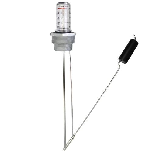 Oil Tank Gauge Fuel Oil Tank Level Gauge,Float Level Measure Compatible with Scully Signal Corp's Scul-Tel & for Intelli-Tank (Vertical) Depth from 42 to 44 Diameter,1-1/2 and 2 Male NPT Thread