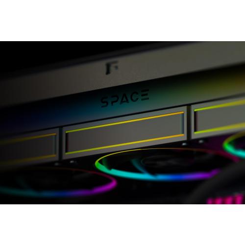 ID-COOLING SL360 CPU Liquid Cooler with Display, Customizable 2.1 LCD Display for Images or Performance Metrics, 360mm AIO Cooler, Three AF127 ARGB Fans, Fits Intel/AMD