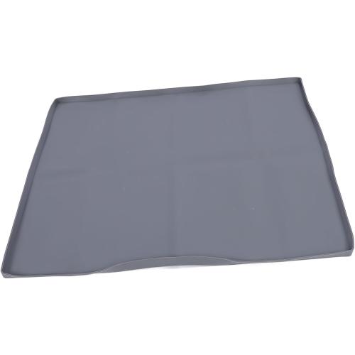 Washer Dryer Top Mat, Non Slip Silicone Washing Machine Top Protector Cover with Secure Bottom, for Laundry Room (Gray)