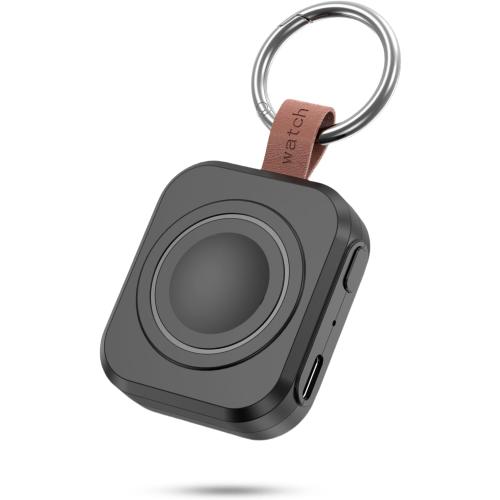 for Samsung Galaxy Watch Charger,1200mAh Portable Charger for Samsung Galaxy Watch 8/8 Classic/7/Ultra/6/6 Classic/5/5 Pro/4/3,Active 2/1 (Black)