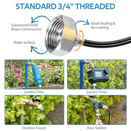 HOMENOTE Misting Cooling System, 42FT(13M) Pre-Assembled Mister Kit