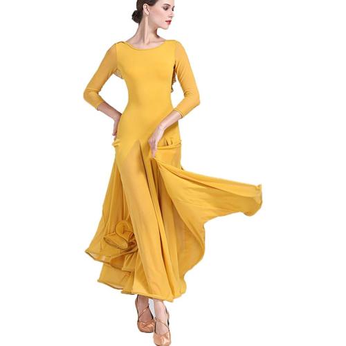 Yellow dress size large