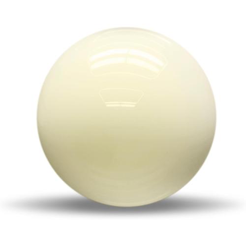 HMQQ 2-1/4 Inch White Pool Cue Ball, 6 oz Regulation Billiard Ball, Single | Glossy resin cue ball with balanced roll for replacing a lost, worn or yellowed ball on home, bar, club and practice tables.