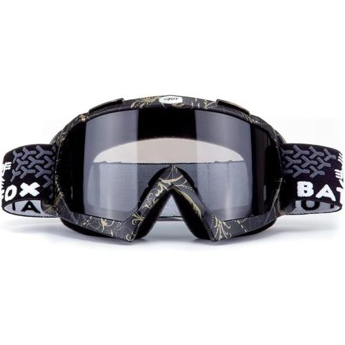 Black and Gold Zsling OTG Ski Snow Goggles, UV Protection Anti Fog Snowboard Goggles for Men Women Youth