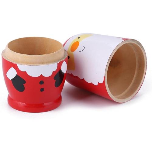 Tphon Cute Nesting Dolls Matryoshka Doll Russian Handmade Wooden Dolls Cartoon Pattern Nesting Doll Toy Stacking Doll Set for Kids Birthday