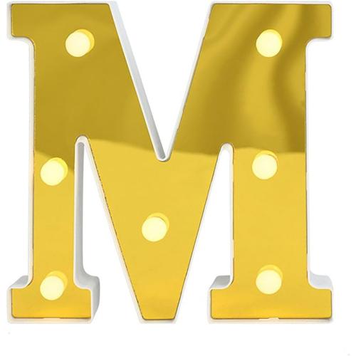 LED Marquee Letter Lights, Light Up Letters Glitter Alphabet Letter Sign Battery Powered for Night Light Birthday Party Wedding Girls Gifts Home Bar Christmas Decoration