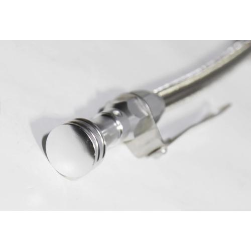 Stainless Steel Engine Oil Dipstick for SBC Chevy 1980-Up, Passenger Side