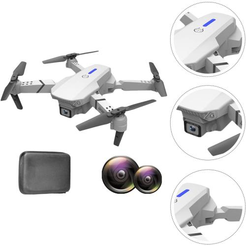 CIYODO Dual Camera Foldable Drone for Aerial Photography Lightweight Portable Quadcopter Cameras Easy Transmission Rolling Function