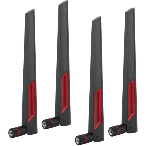 Set of 4 8dBi Wireless Router Antenna for ASUS AC68U AC88U AC66U, RP SMA Interface Omni Radiation Antenna, for 2.4G/5G Dual Frequency Wireless Router/Wireless LAN(4PCS)