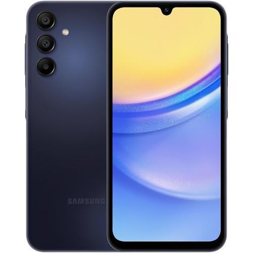 Blue Black SAMSUNG Galaxy A15 5G (128GB, 2024) 6.5 90Hz AMOLED, 50MP Camera, 4G Volte (Fully Unlocked International Model for AT&T, T-Mobile, Verizon, Global) A156U (Blue Black) (Renewed)