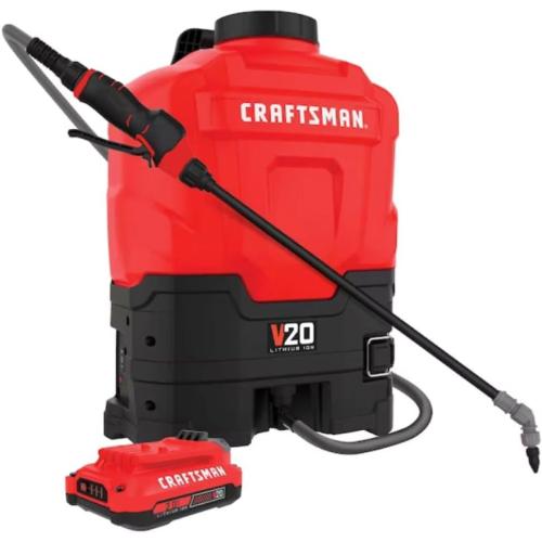 CRAFTSMAN 20V* Lithium-ion Battery Powered 4 Gallon Backpack Sprayer
