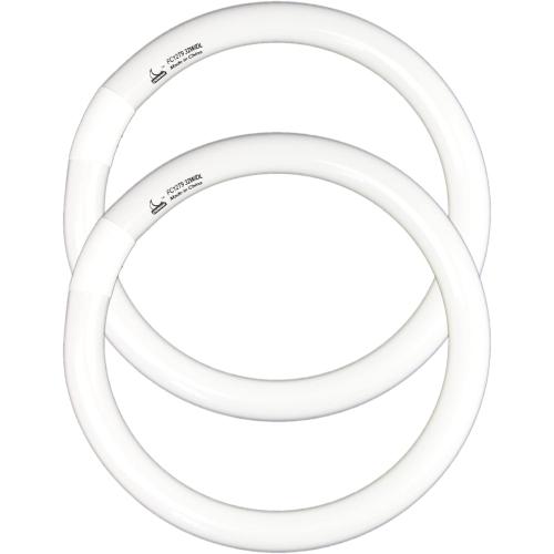 FC12T9 32 Watts Circline Light Bulbs Daylight, Circular 12 Inch T9 32W Round Fluorescent Bulb Replacement for Circle Ceiling Fixture Lamp, DL 6500K Tube, G10q 4 Pin Base, 2 Pack