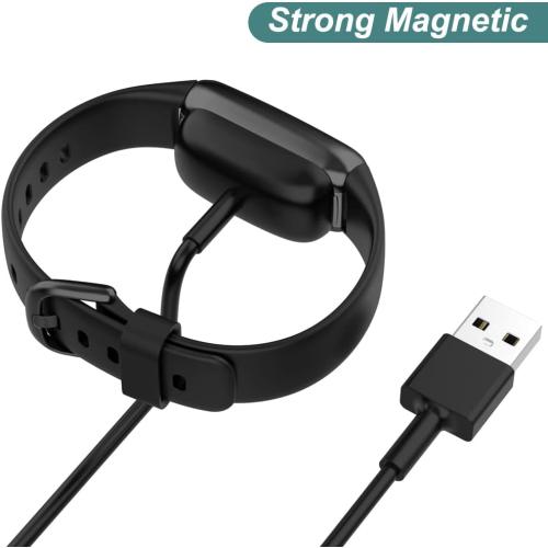Charger for Fitbit Charge 5 / Charge 6 / Luxe, Replacement Charging Cable Cord Accessories for Fitbit Bands (2-Pack, 3.3ft/1m)