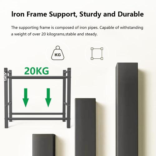 3D Printer Filament Storage Rack, 2 Tier Filament Spool Holders for PLA/ABS/TPU, Filaments Organzied for 3D Printing Studio, Office Workshop,Storage and Easy to Store 10 roll Pack
