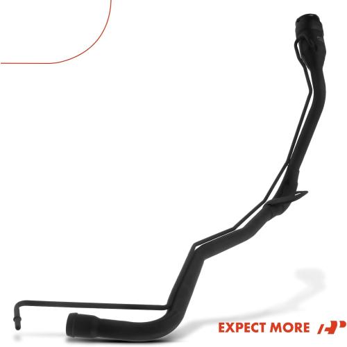 A-Premium Fuel Tank Filler Neck Pipe Hose Compatible with Ford Explorer 2013-2019, Flex 2013-2015, Police Interceptor Sedan 2013-2019 & Lincoln MKS 2013-2016, Replace# DB5Z9034A, DB5Z9034B