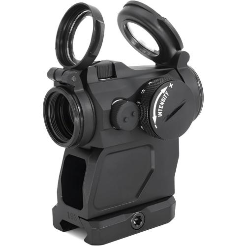 T2 Red Dot Reflex Scope 2MOA with 1.93 Riser Mount Heighten Base Adapter Combo，Super Bright Clear Red Dot Holographic Optics Sight，Include Protect Glued Lens Cover，for 20mm Picatinny Rail Mounting