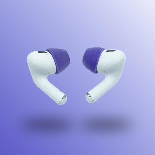 Comply Memory Foam Replacement Earbud Tips for Apple AirPods Pro 1 & 2 | Ultimate Comfort, Secure Fit, Superior Noise Isolation | Anti Slip, Prevent from Falling Out | Purple, Small (3 Pairs)