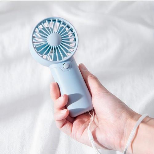 Mini Portable Fan, Personal Desktop Handheld Fan for Outdoor, Travel, Office, Hiking and Camping - (Batteries Not Included) Blue