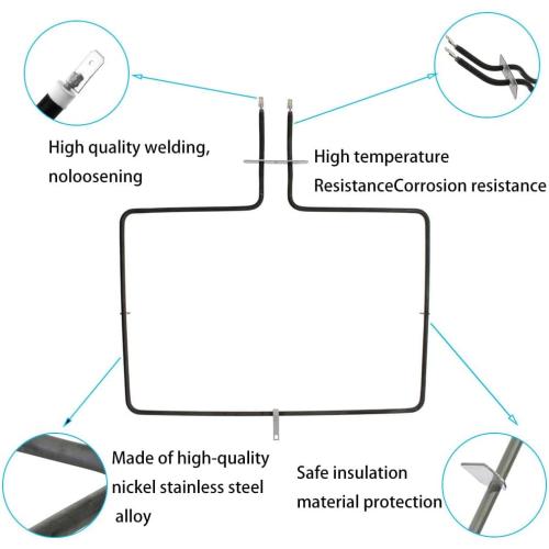New W10779716 Range Bake Element Compatible with Whirlpool, Maytag, KitchenAid, Jenn-Air, Amana, Magic Chef, Admiral, Norge, Roper, Replacement for W10774342 AP5970727, W10289097, PS11703285, 4161369