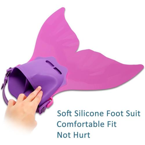 Adjustable Mermaid Swim Fin for Swimming Training Girl ,Boys ,Kids ,Children by AIWANK