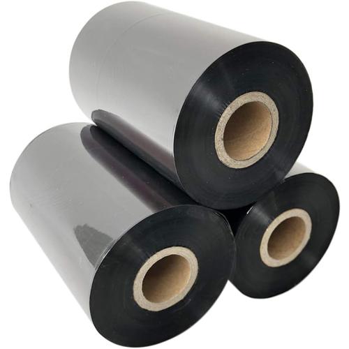 Thermal Transfer Ribbon- Resin Enhanced Wax Printer Ribbon 1” Core Ink Out 4.33 X 1476'(110mm*450m)-1 Roll for Zebra ZT230 ZT410 ZT420 ZT610 GoDex EZ2300 Citizen S700 TSC MF3400