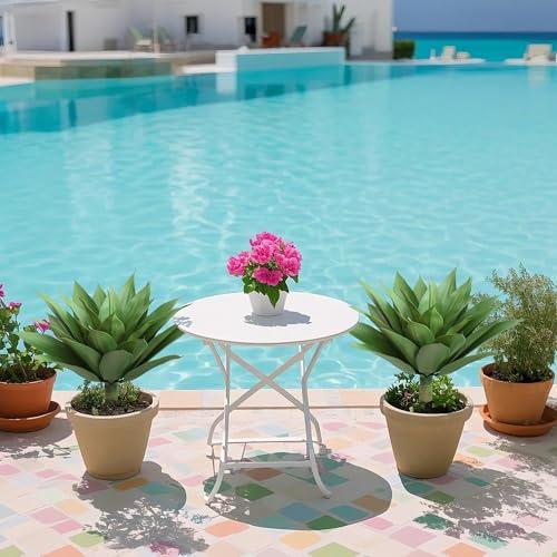 28 inch Artificial Agave Plants, Large Size Fake Succulent Plant, Faux Succulents Stems for Outdoor Indoor Home Decor (Set of 2)