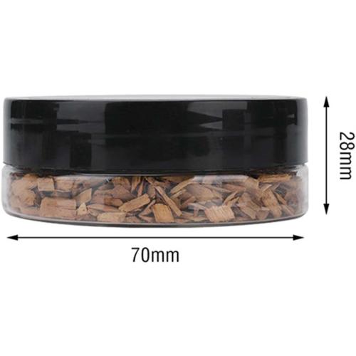 Wood Chips 4 Pack for Smoking Gun, Hand-held Smoke Gun Smoker Infuser, Sawdust for Smoked Drinks, Food, Cocktails, Cheese, Desserts (Apple, Cherry, Hickory, Oak)
